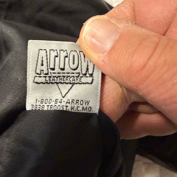 Leathers by Toby Authentic Classic Black Leather Jacket L Made in the USA - Picture 5 of 6